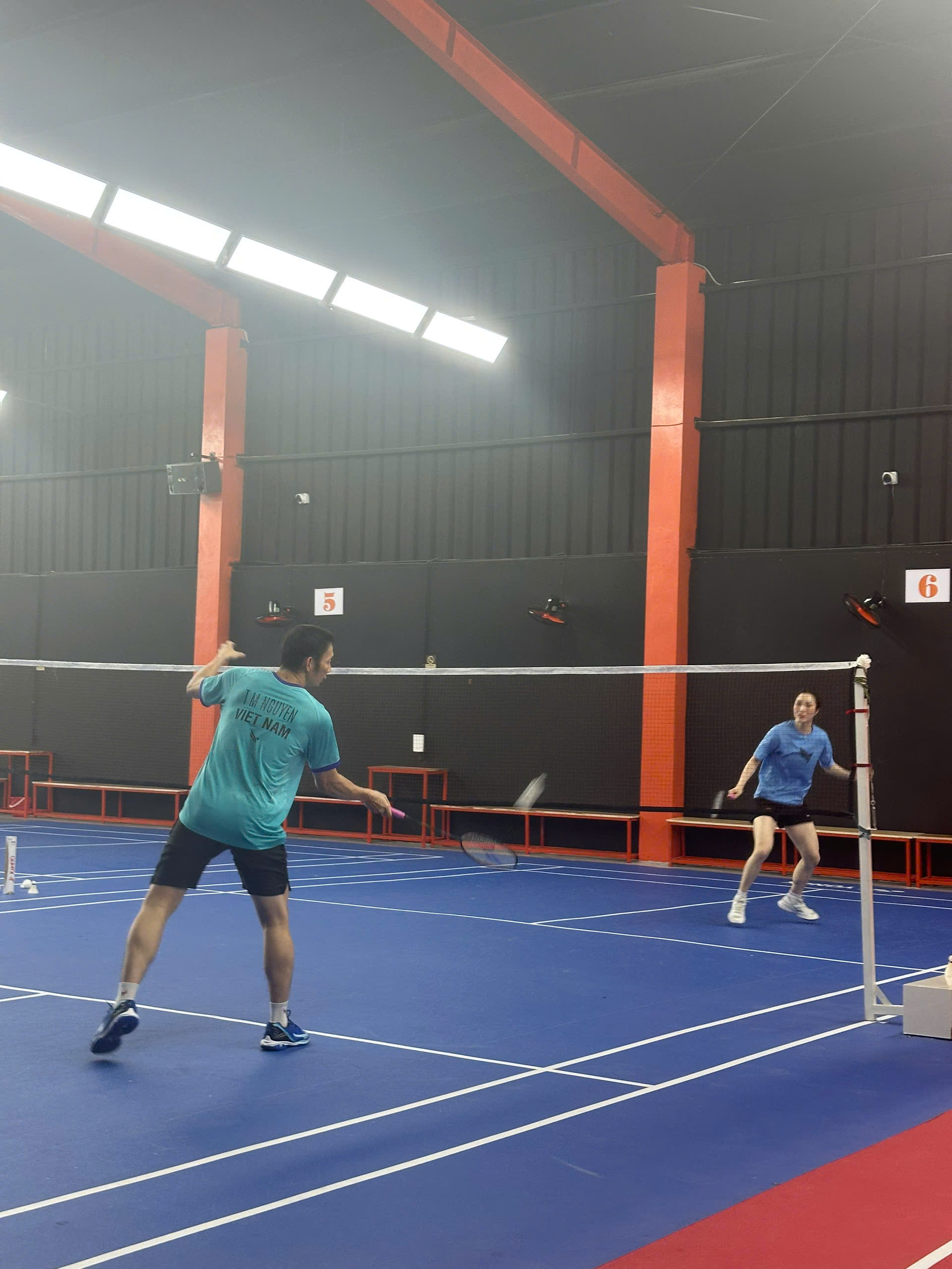 Badminton coaching